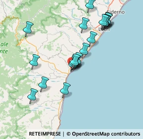 Mappa Via Fratelli Bandiera, 89034 Bovalino RC, Italia (8.153)