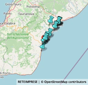 Mappa Via Fratelli Bandiera, 89034 Bovalino RC, Italia (8.7865)