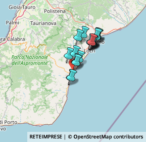 Mappa Via Fratelli Bandiera, 89034 Bovalino RC, Italia (10.374)