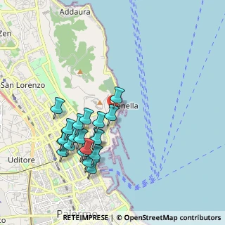 Mappa Via Cardinale Dusmet, 90142 Palermo PA, Italia (2.155)