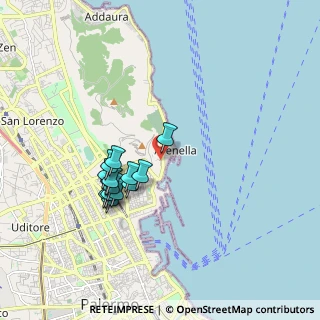 Mappa Via Cardinale Dusmet, 90142 Palermo PA, Italia (1.74571)