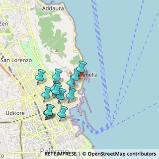 Mappa Via Cardinale Dusmet, 90142 Palermo PA, Italia (2.00643)