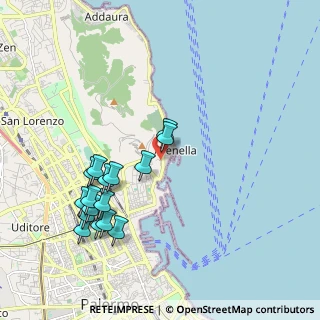 Mappa Via Cardinale Dusmet, 90142 Palermo PA, Italia (2.30875)