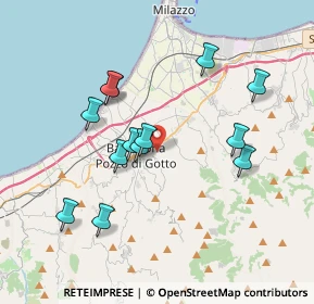 Mappa Vicolo I Risorgimento, 98051 Barcellona Pozzo di Gotto ME, Italia (3.91077)