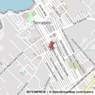 Mappa Via Giacomo Matteotti,  183, 90049 Terrasini, Palermo (Sicilia)