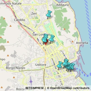 Mappa Piazza Europa, 90146 Palermo, Italia (2.21273)