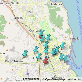 Mappa Via Villa Barbera, 90146 Palermo, Italia (2.09125)