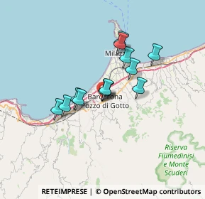 Mappa 98051 Barcellona pozzo di Gotto ME, Italia (5.46692)