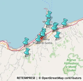 Mappa 98051 Barcellona pozzo di Gotto ME, Italia (5.88455)