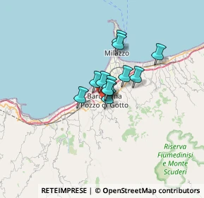 Mappa 98051 Barcellona pozzo di Gotto ME, Italia (3.94917)