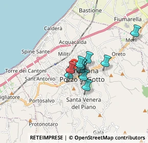 Mappa 98051 Barcellona pozzo di Gotto ME, Italia (1.02091)