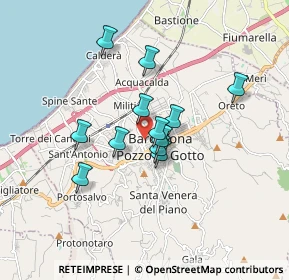 Mappa 98051 Barcellona pozzo di Gotto ME, Italia (1.4375)