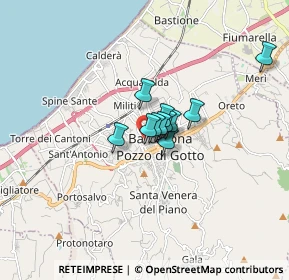 Mappa 98051 Barcellona pozzo di Gotto ME, Italia (0.93909)