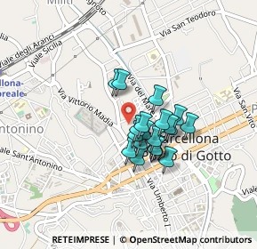 Mappa 98051 Barcellona pozzo di Gotto ME, Italia (0.317)