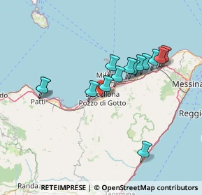 Mappa 98051 Barcellona pozzo di Gotto ME, Italia (14.47929)