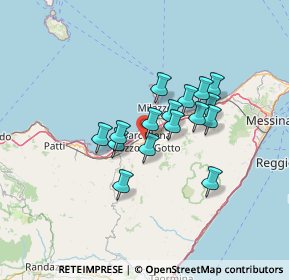 Mappa 98051 Barcellona pozzo di Gotto ME, Italia (11.04813)