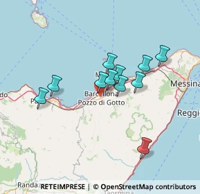 Mappa 98051 Barcellona pozzo di Gotto ME, Italia (12.79091)