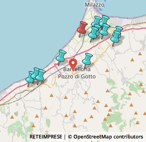 Mappa 98051 Barcellona pozzo di Gotto ME, Italia (4.47846)