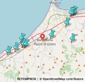 Mappa 98051 Barcellona pozzo di Gotto ME, Italia (5.85462)