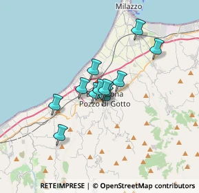 Mappa Via Bellinvia, 98051 Barcellona Pozzo di Gotto ME, Italia (2.48333)