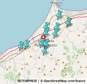 Mappa 98051 Barcellona pozzo di Gotto ME, Italia (3.25333)