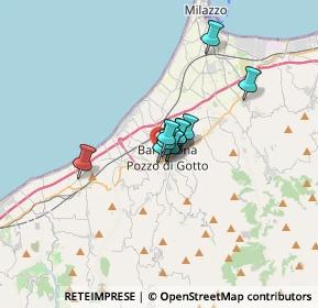 Mappa 98051 Barcellona pozzo di Gotto ME, Italia (1.92182)