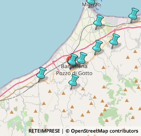 Mappa 98051 Barcellona pozzo di Gotto ME, Italia (4.41455)