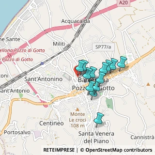 Mappa Via Bellinvia, 98051 Barcellona Pozzo di Gotto ME, Italia (0.72231)