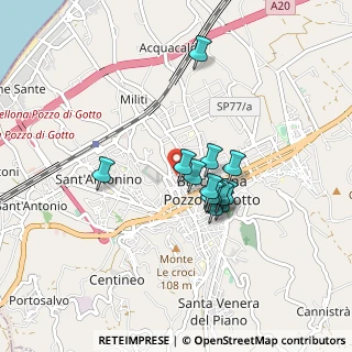 Mappa Via Bellinvia, 98051 Barcellona Pozzo di Gotto ME, Italia (0.70923)
