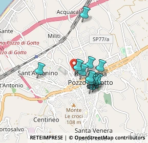 Mappa 98051 Barcellona pozzo di Gotto ME, Italia (0.70923)