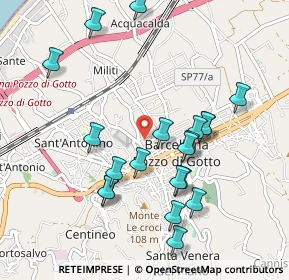 Mappa 98051 Barcellona pozzo di Gotto ME, Italia (1.0975)