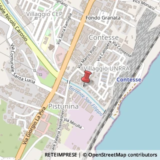 Mappa Via Calispera, 57/A, 98125 Messina, Messina (Sicilia)