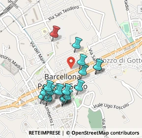 Mappa Via Gaetano Bavastrelli, 98051 Barcellona Pozzo di Gotto ME, Italia (0.4965)
