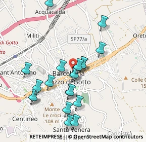 Mappa Via Gaetano Bavastrelli, 98051 Barcellona Pozzo di Gotto ME, Italia (1.0415)