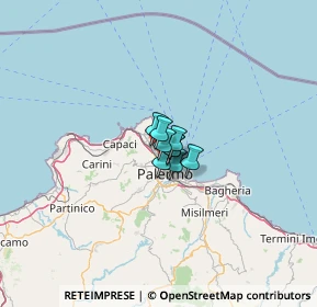 Mappa Via A. De Gasperi, 90146 Palermo PA, Italia (24.07917)