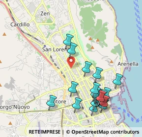 Mappa Via A. De Gasperi, 90146 Palermo PA, Italia (2.4455)