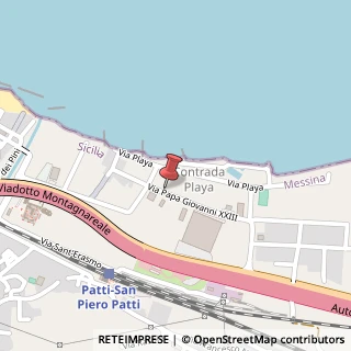Mappa Via Papa Giovanni XXIII, 17, 98066 Patti, Messina (Sicilia)