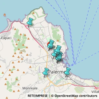 Mappa De Gasperi - Ausonia, 90144 Palermo PA, Italia (2.99455)