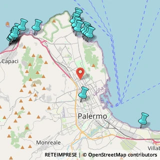 Mappa De Gasperi - Ausonia, 90144 Palermo PA, Italia (7.209)