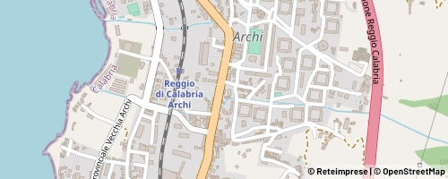 Mappa Reggio di Calabria