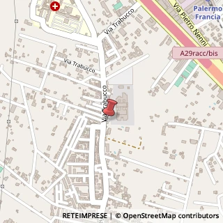 Mappa Via Trabucco, 109, 90146 Capaci, Palermo (Sicilia)