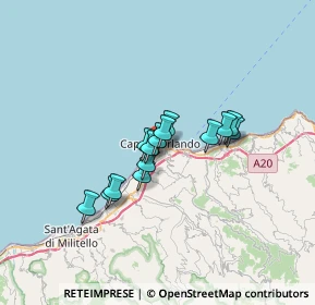 Mappa 98071 Capo d'Orlando ME, Italia (5.00286)