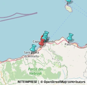 Mappa 98071 Capo d'Orlando ME, Italia (25.50636)