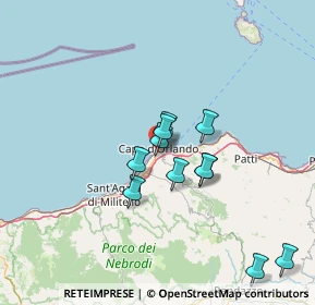 Mappa 98071 Capo d'Orlando ME, Italia (13.18273)