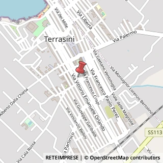 Mappa Corso Vittorio Emanuele,  176, 90049 Terrasini, Palermo (Sicilia)