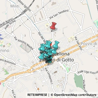 Mappa Via Medaglie D'Oro, 98051 Barcellona Pozzo di Gotto ME, Italia (0.2635)