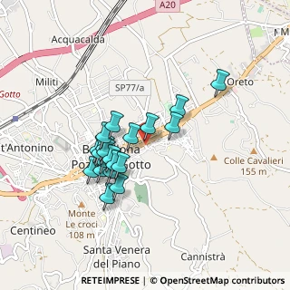Mappa Via Papa Giovanni XXIII, 98051 Barcellona Pozzo di Gotto ME, Italia (0.814)