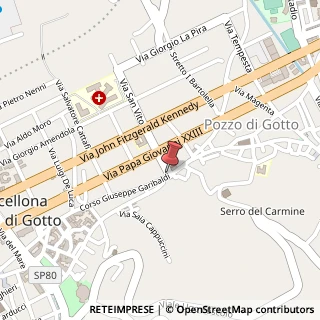 Mappa Via Giuseppe Garibaldi,  501, 98051 Barcellona Pozzo di Gotto, Messina (Sicilia)
