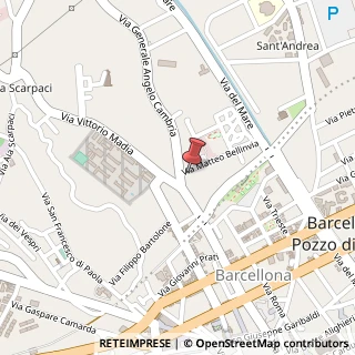 Mappa Via Bellinvia, 119, 98051 Barcellona Pozzo di Gotto, Messina (Sicilia)
