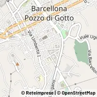 Kaart Barcellona Pozzo di Gotto